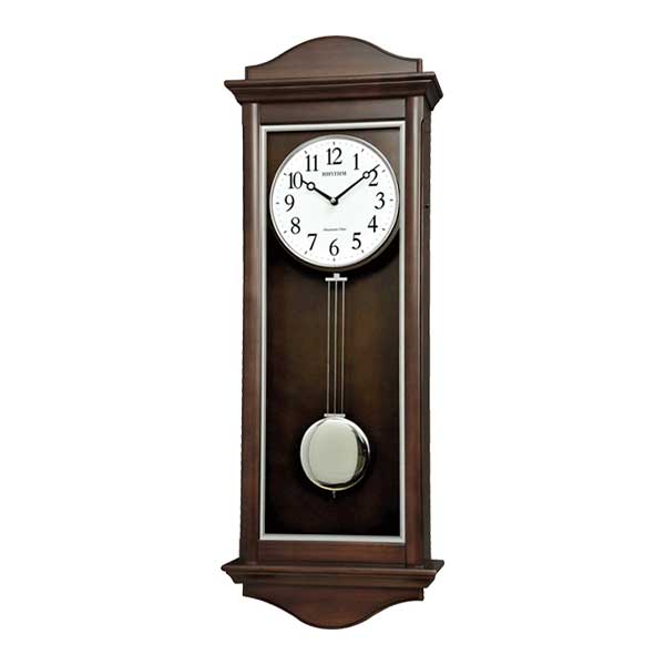 RHYTHM Wooden Musical Pendulum Wall Clock - CMJ590NR06