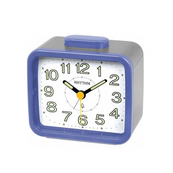 Rhythm Basic Bell Alarm Clock - CRA637WR04