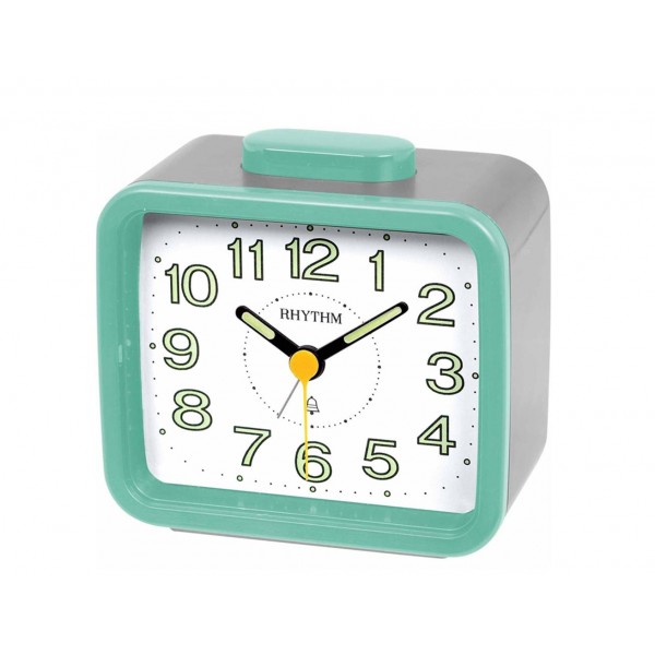 Rhythm Basic Bell Alarm Clock - CRA637WR05