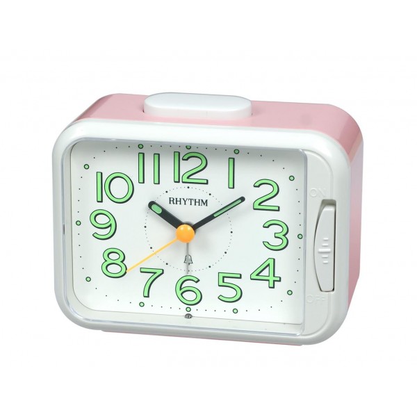Rhythm Super Silent Alarm Clock - CRA839WR13
