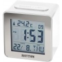 Rhythm LCD Beep Alarm Clock, White - LCT076NR03