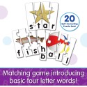 The Learning Journey: Match It! - 4 Letter Words - 112458-T