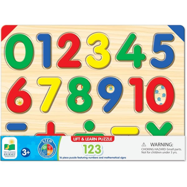 The Learning Journey: Lift & Learn 123 Number Puzzle - 285275-T