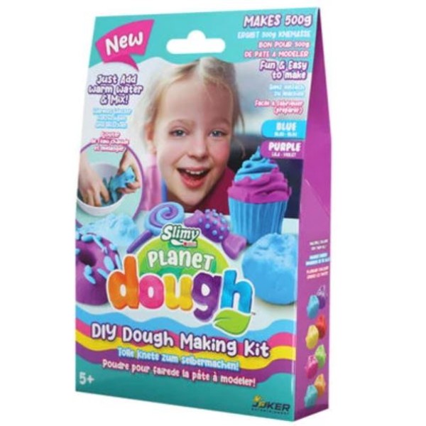 Slimy Planet Dough DIY Dough Making Kit 4 Colors with Tools 500gm - 46010-T