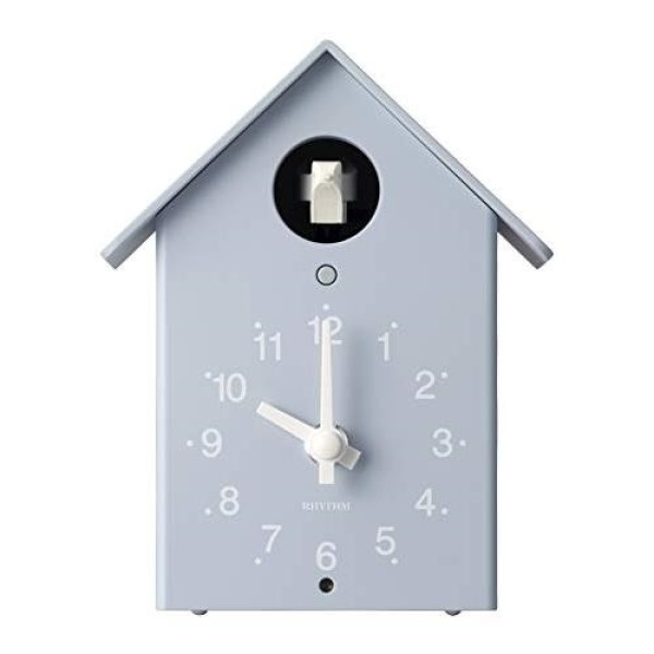 Rhythm Cuckoo Wall Clock, Plastic Blue - 4RH797SR04