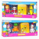 Stumble Guys Mini Action Fig 3" 4 pc Single pack, Assorted - SG3004-T