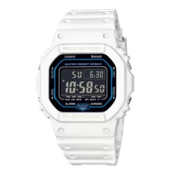 Casio G-Shock White Band Digital Watch for Men - DW-B5600SF-7DR