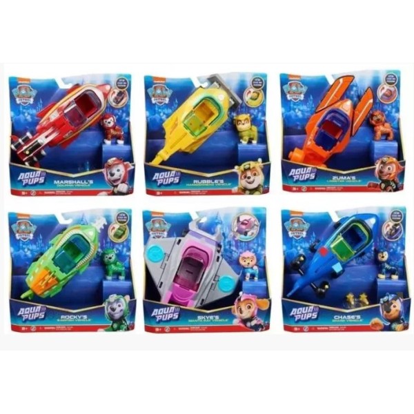 Paw Patrol Aqua Themed Vehicle Assorted - 6065229-T