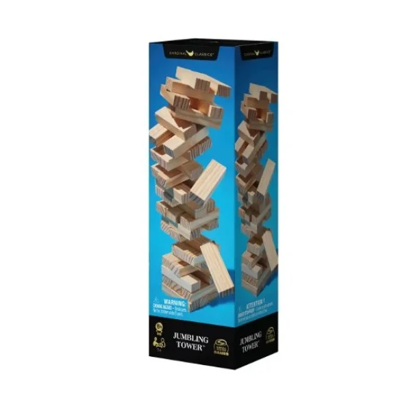 Game Jumbling Towers Wood in Shoe Box - 6065338-T