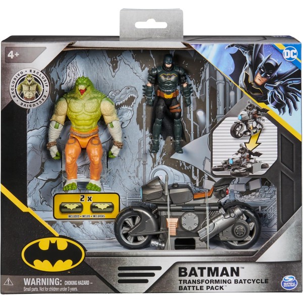 DC Batman Transforming Batcycle Battle Pack - 6067444-T