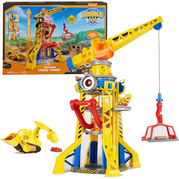 Rubble & Crew Bark Yard Crane Tower Playset - 6067494-T