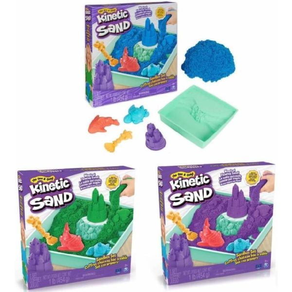 Kinetic Sand Sandbox Set, Assorted - 6067800-T