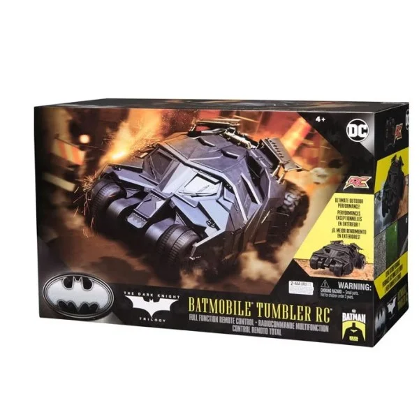 DC Batman TDK Trilogy Batmobile Tumbler RC - 6070196-T