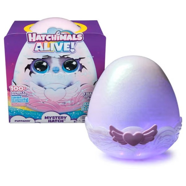 Hatchimals Alive Secret Hatch Interactive Puppadee Me, Assorted - 6072517-T