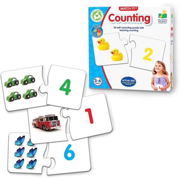 The Learning Journey: Match It! - Counting - 868942-T