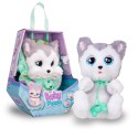 Baby Paws Siberian Husky Puppy Toy with Cute Swaddle Bag - 917644IM-T