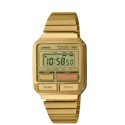 Casio Vintage Stainless Steel Gold Digital Watch for Unisex - A120WEG-9ADF