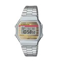 Casio Vintage Stainless Steel Digital Watch for Unisex - A168WEHA-9ADF