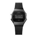 Casio Black Stainless Steel Mesh Band Digital Watch for Unisex - A168WEMB-1BDF