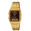 Casio Gold Strap Stainless Steel Analog-Digital Watch for Men - AQ-230GA-5AMQYDF