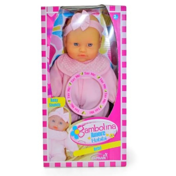 Bambolina Amore 26cm Soft Doll - BD1814SUP