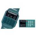 Casio Vintage Calculator Green Strap Resin Band Digital Watch for Unisex - CA-53WB-3BDF