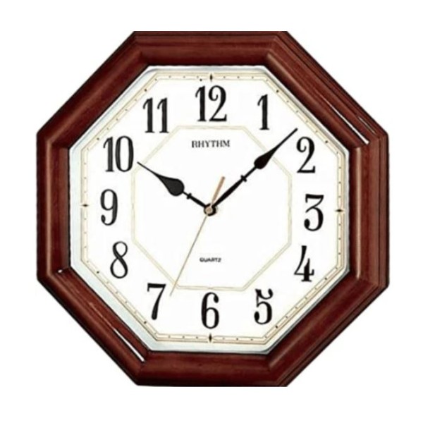 Rhythm Wooden Wall Clock - CMG912NR06