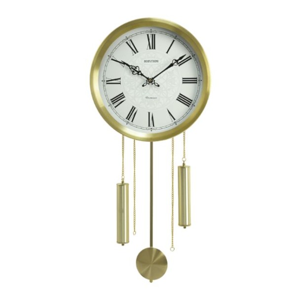 Rhythm Value Added Pendulum Wall Clock - CMJ594NR18