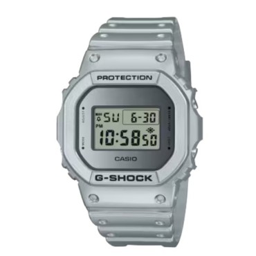 Casio G-Shock Silver Resin Band Digital Watch for Men - DW-5600FF-8DR Casio G-Shock Silver...