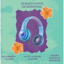 SMD 3D Disney Stitch Bluetooth Headphones - DY-3054-ST