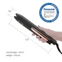 Panasonic Nanoe Hair Straightener, Black & Gold - EH-HS99-K685