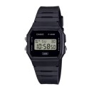 Casio Black Resin Band Digital Watch for Unisex - F-91WB-1ADF