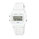 Casio White Resin Band Digital Watch for Unisex - F-91WB-7ADF