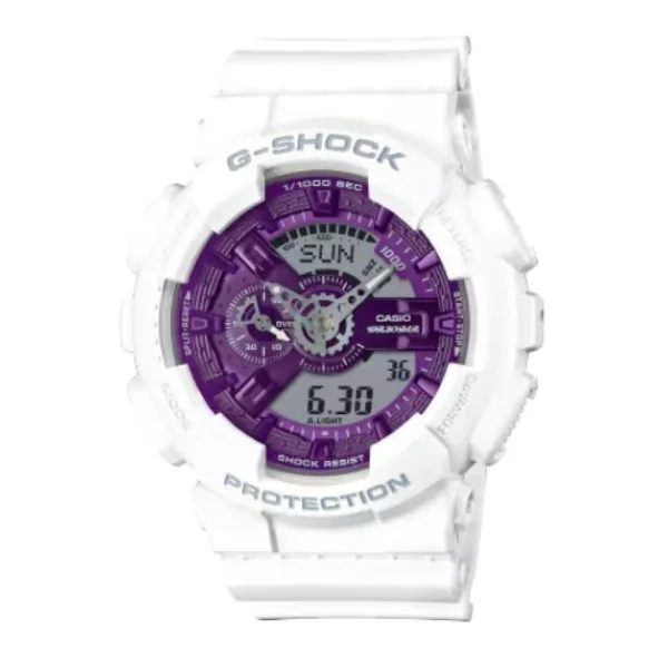Casio G-Shock White Band Analog-Digital Watch for Men - GA-110WS-7ADR