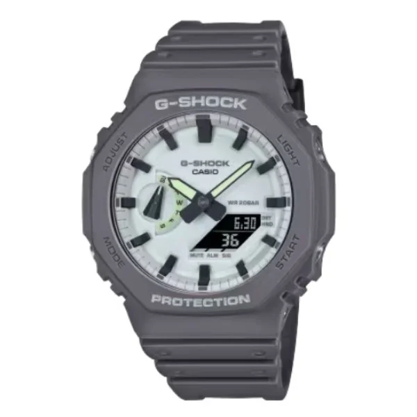 Casio G-Shock Grey Band Analog-Digital Watch for Men - GA-2100HD-8ADR