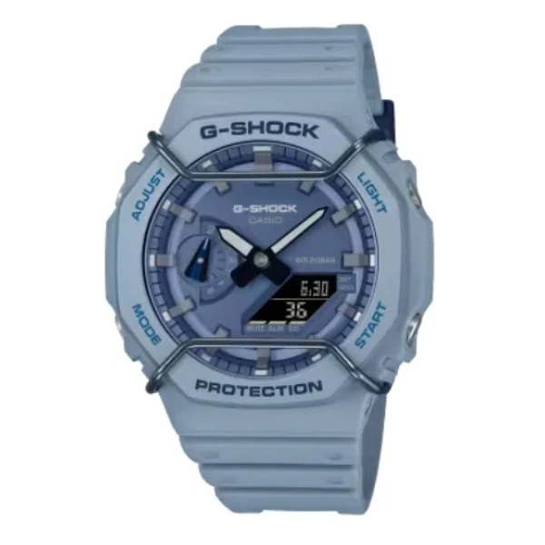 Casio G-Shock Blue Dial Analog-Digital Watch for Men - GA-2100PT-2ADR