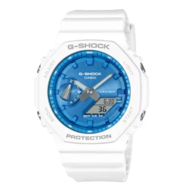 Casio G-Shock Blue Dial Analog-Digital Watch for Men - GA-2100WS-7ADR
