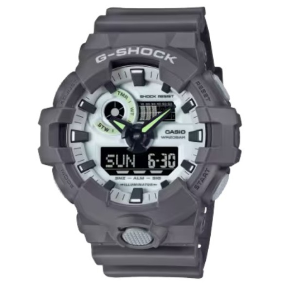 Casio G-Shock Analog-Digital Silicone Strap Watch for Men - GA-700HD-8ADR