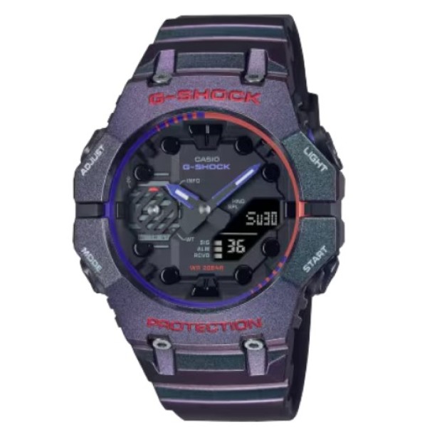 Casio G-Shock Purple Band Analog-Digital Watch for Men - GA-B001AH-6ADR