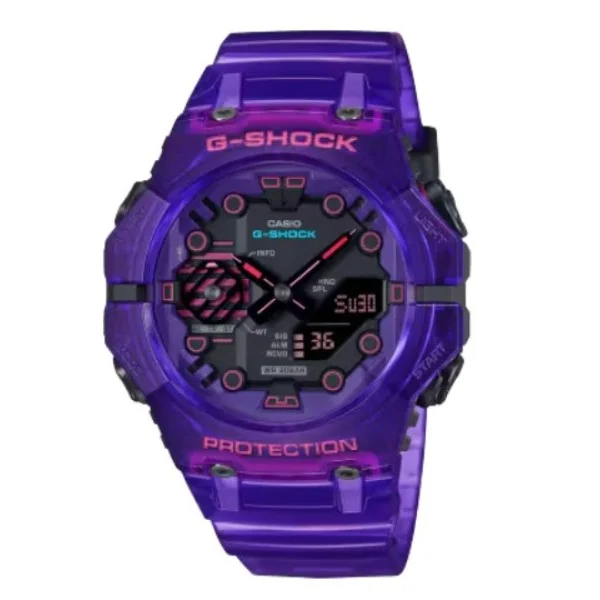 Casio G-Shock Purple Band Analog-Digital Watch for Men - GA-B001CBRS-6ADR