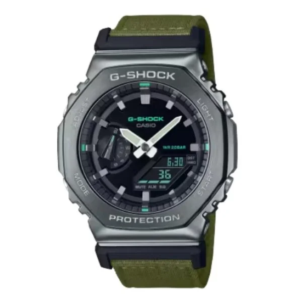 Casio G-Shock Cloth Band Analog-Digital Watch for Men - GM-2100CB-3ADR