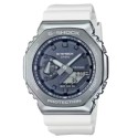 Casio G-Shock G-Steel White Band Analog-Digital Watch for Men - GM-2100WS-7ADR