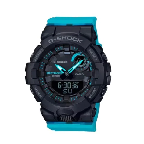 Casio G-Shock G-Squad Blue Band Analog-Digital Watch for Men - GMA-B800SC-1A2DR