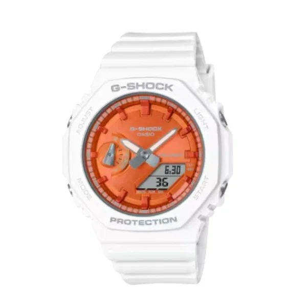 Casio G-Shock White Band Analog-Digital Watch for Women - GMA-S2100WS-7ADR