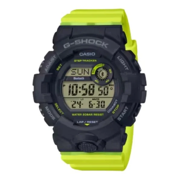 Casio G-Shock G-Squad Yellow Band Analog-Digital Watch for Men - GMD-B800SC-1BDR