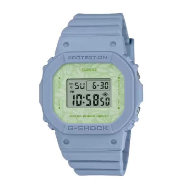 Casio G-Shock Blue Silicone Strap Digital Watch for Women - GMD-S5600NC-2DR