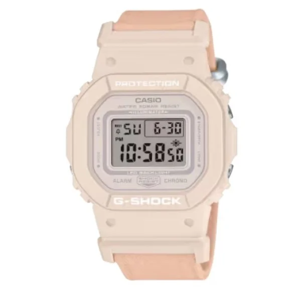 Casio G-Shock Beige Silicone Strap Digital Watch for Women - GMD-S5600NC-9DR