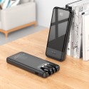 Hoco 10,000mAh, 32W Power Bank, Black - J114