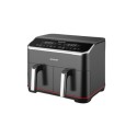 Sharp 1800Watts, Dual Basket Air Fryer - KF-DF80RT-K3