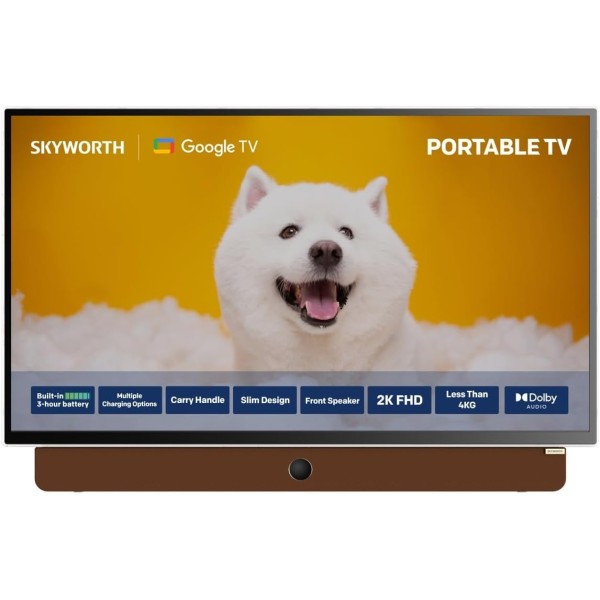 Skyworth 24 Inch LED FHD Android Portable TV - LED-24LP60G